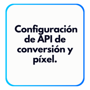 Configuración de API de conversión y píxel